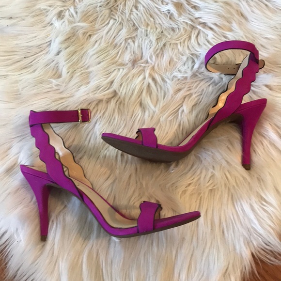 Jessica Simpson Shoes - Jessica Simpson Morena Magenta Suede Heels Size 8